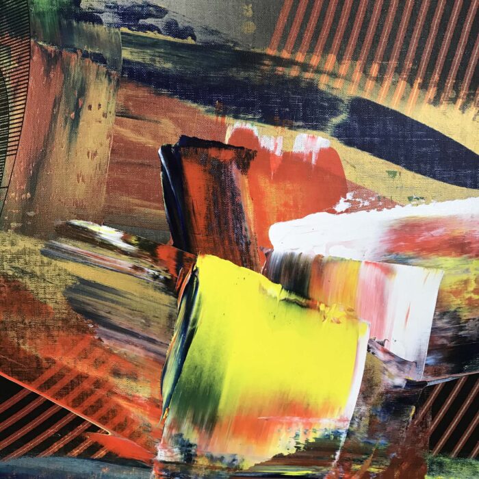 Colin Goldberg, Movement, 2020. Acrylic and ink on linen. 36 x 48 inches.