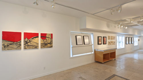 Colin Goldberg - Glenn Horowitz East Hampton NY Solo Exhibition: Techspressionism. Photo: Jeff Heatley/Art & Architecture Quarterly East End
