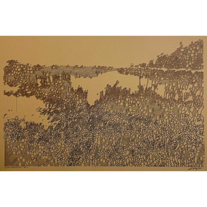 Colin Goldberg, Swamp Drawing #1, 2021.