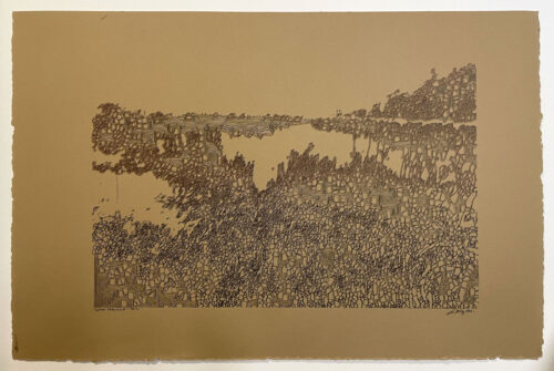 Colin Goldberg, Swamp Drawing #1, 2021.