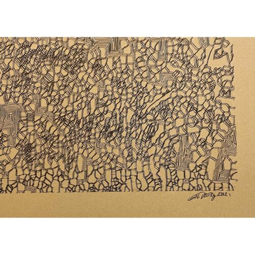 Colin Goldberg, Swamp Drawing #1, 2021.