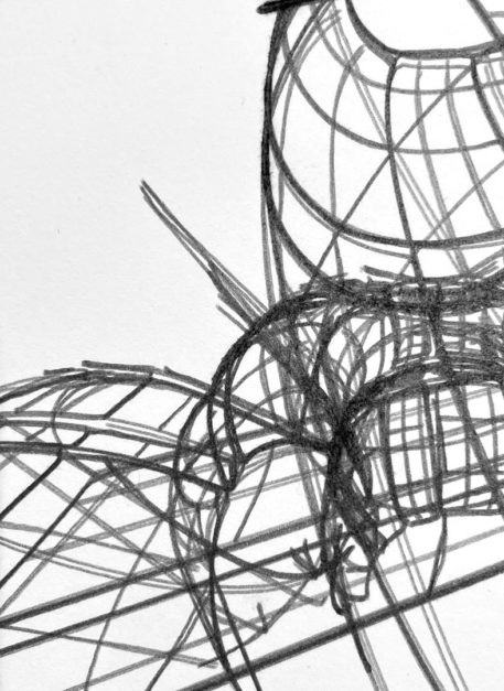 Colin Goldberg, Volumetric Gesture Drawing #1, 2021.