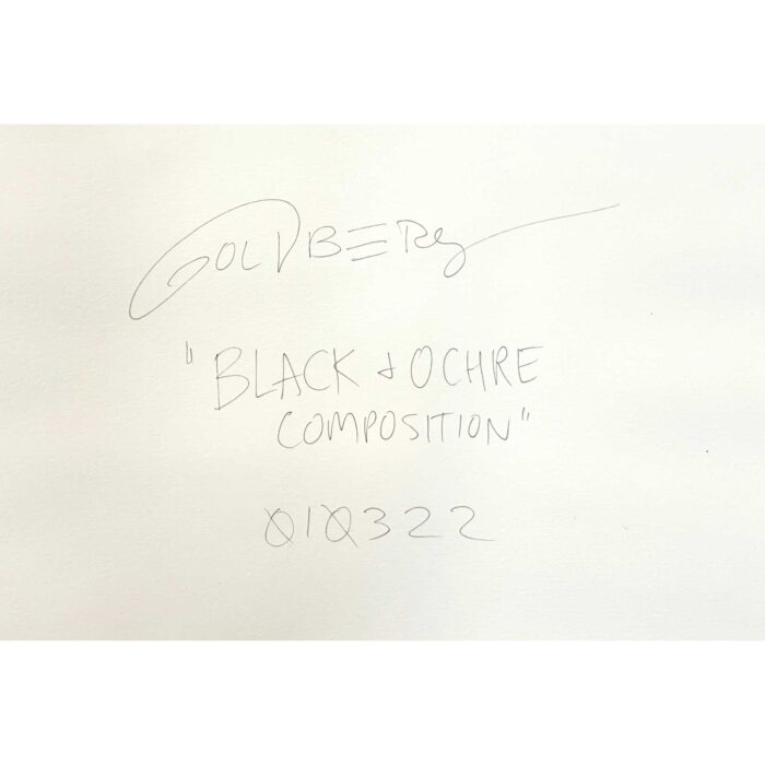 Black & Ochre Composition - Image 3