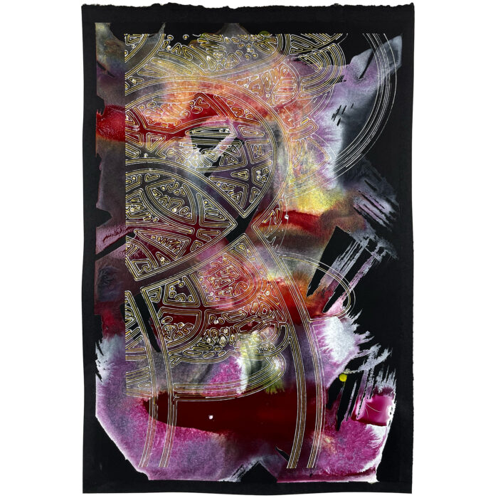 Colin Goldberg, Robot Drawing (Magenta), 2022