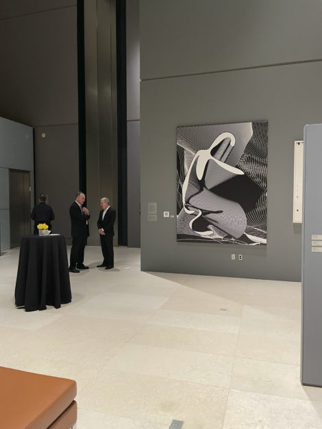 ART NOW 2023 - Opening reception at Hearst Tower, NYC. November 15, 2022.