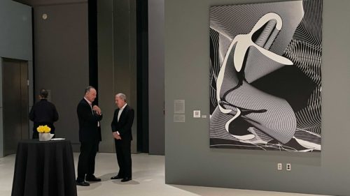 ART NOW 2023 - Opening reception at Hearst Tower, NYC. November 15, 2022. With Curator Betty Levin.