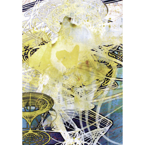 Colin Goldberg, Chalice with Spill, 2005. Acrylic and archival inkjet on paper. 18 x 12 inches (45.72 x 30.48 cm).