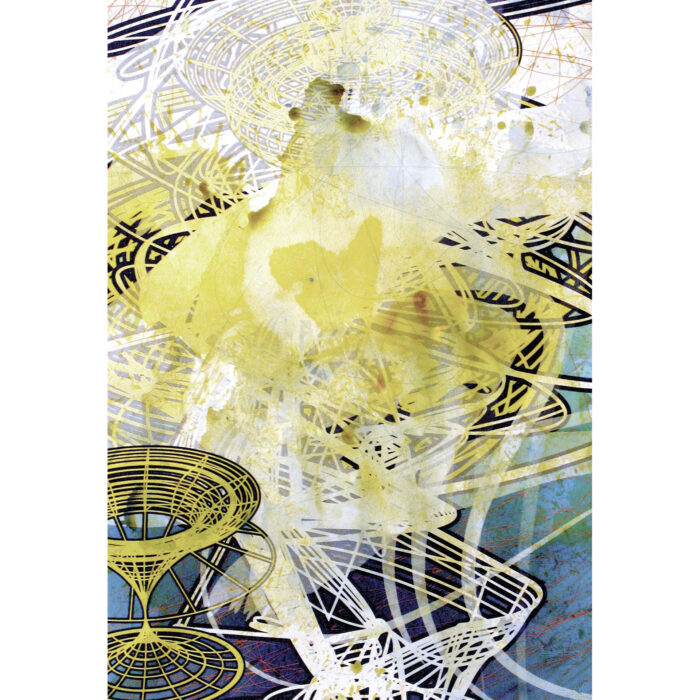Colin Goldberg, Chalice with Spill, 2005. Acrylic and ink on paper. 18 x 12 inches (45.72 x 30.48 cm).