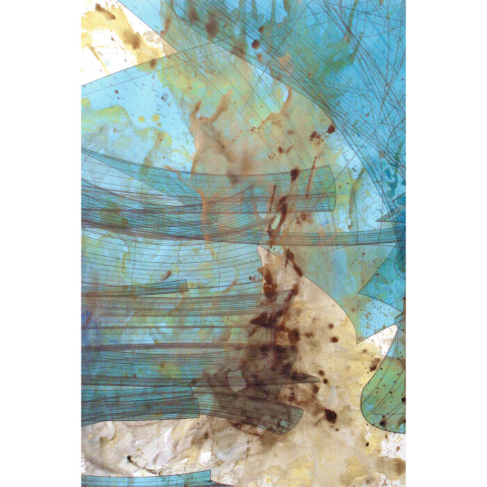 Colin Goldberg, Singularity, 2005. Acrylic and ink on paper. 18 x 12 inches (45.72 x 30.48 cm).