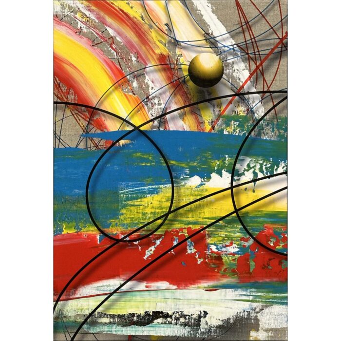 Colin Goldberg, Lexington, 2024. Acrylic and ink on linen. 16 x 11 inches. 41 x 28 cm. Signed verso.