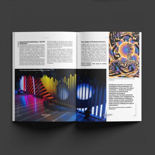 Prompt Magazine - Issue 15 - Colin Goldberg and the Emotional Grammar of Technology