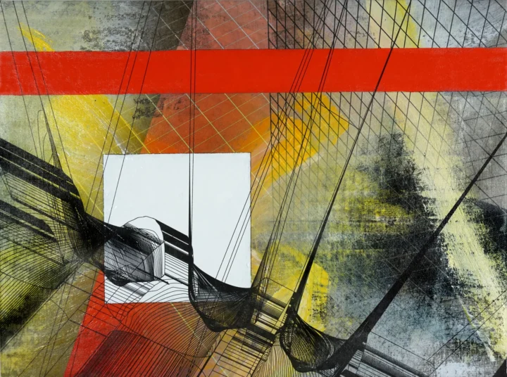Wireframe with Grids #2, 2019