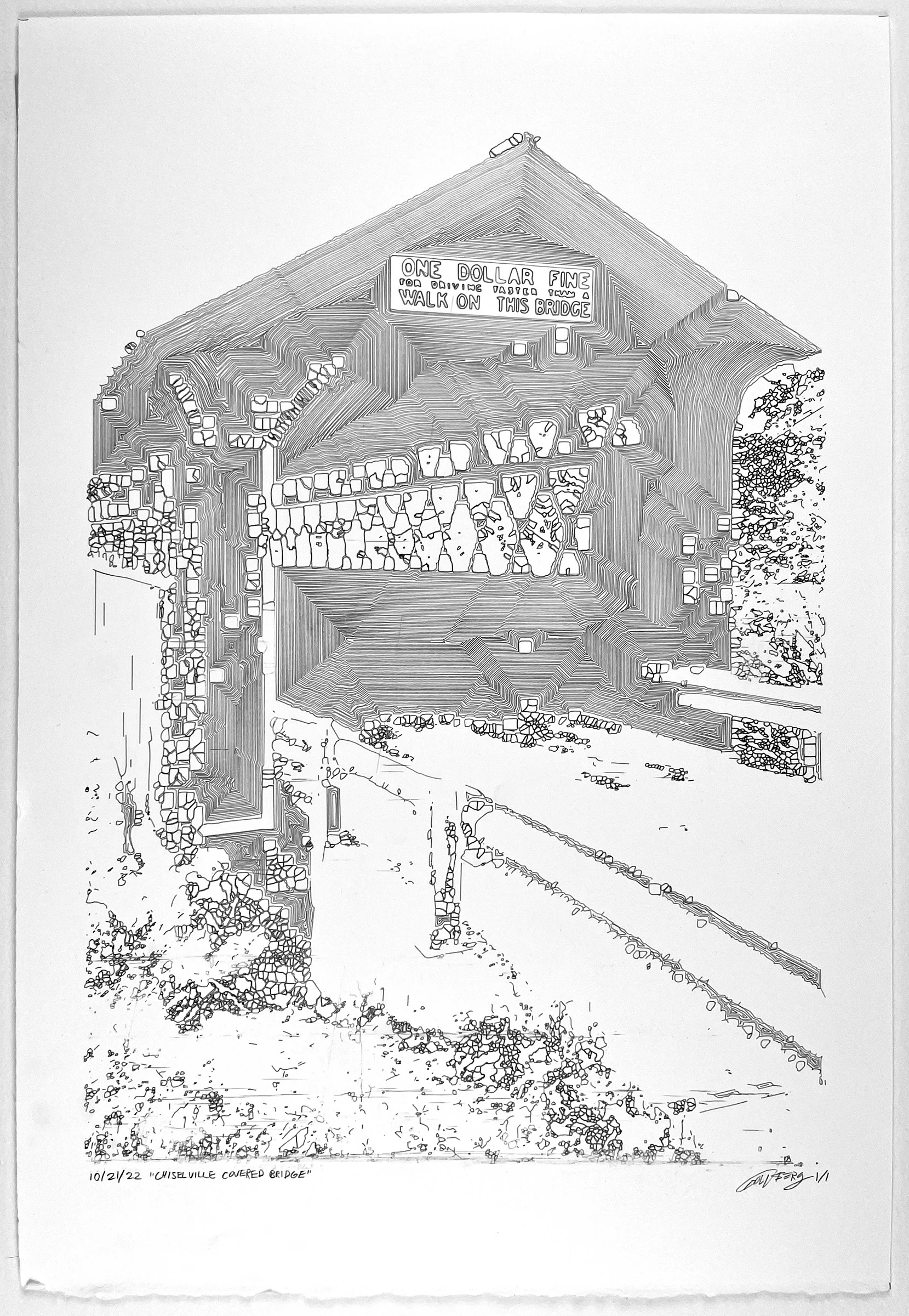 Chiselville Covered Bridge, 2022