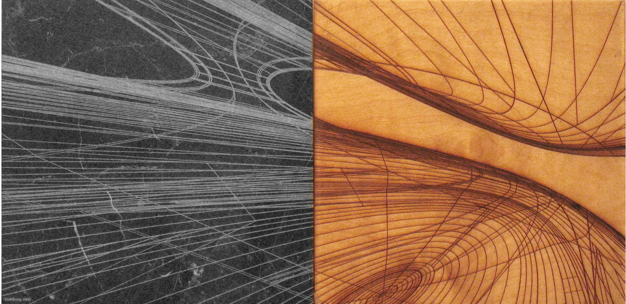 Laser Diptych 06, 2006
