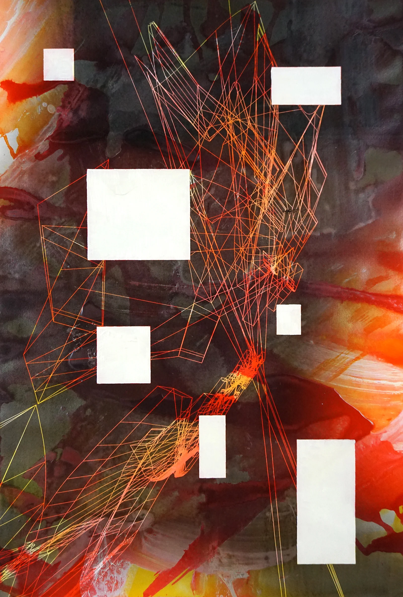 Techspressionist Composition No 4 12x18, 2020