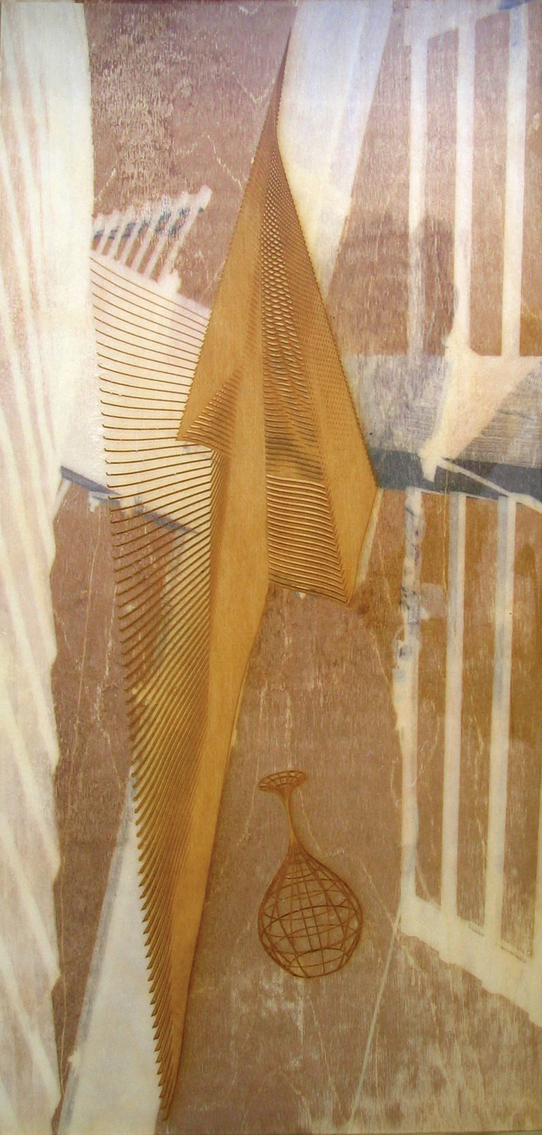 Windmill With Falling Wireframe, 2006