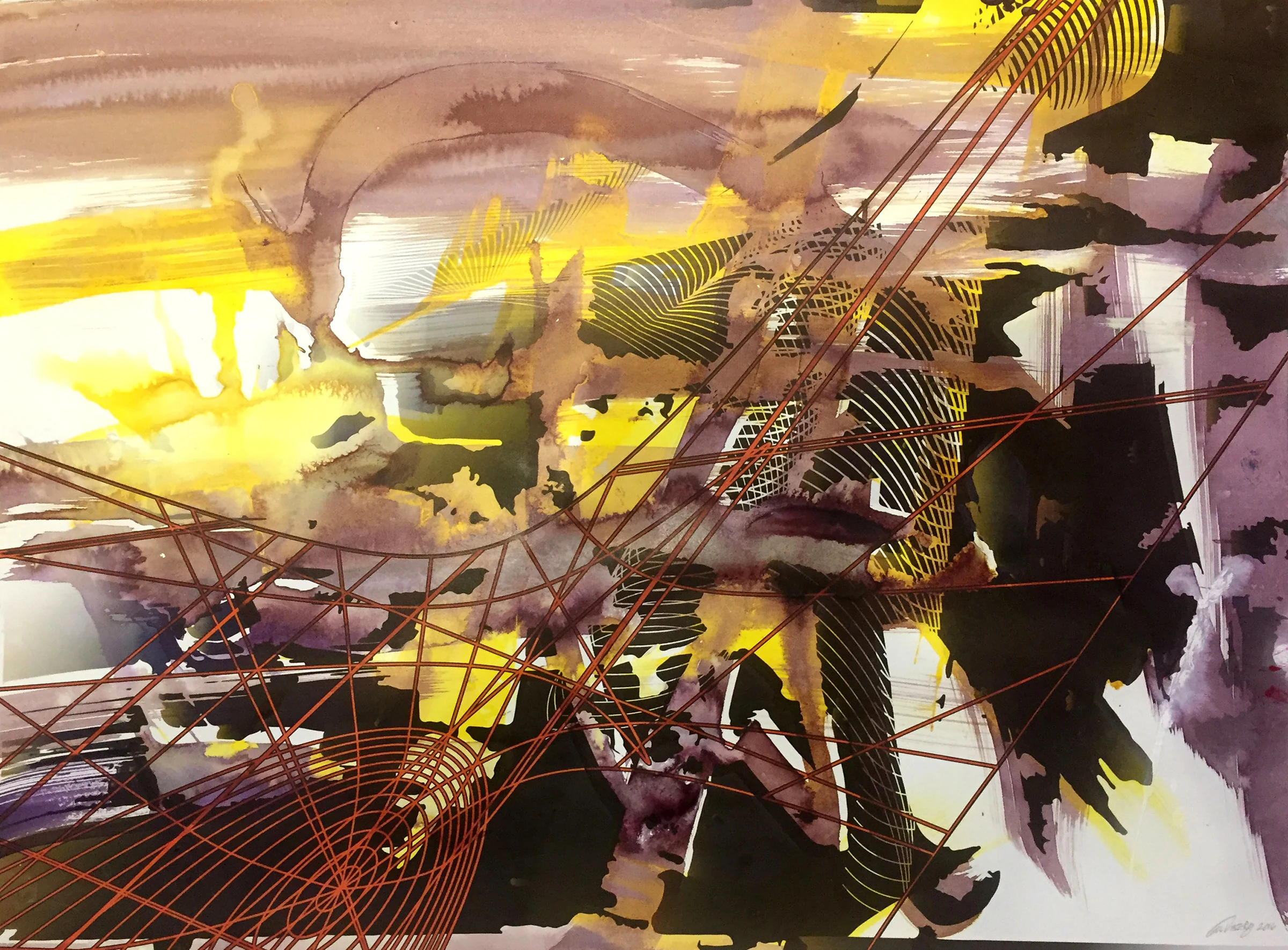 Wireframe With Mesh, 2016