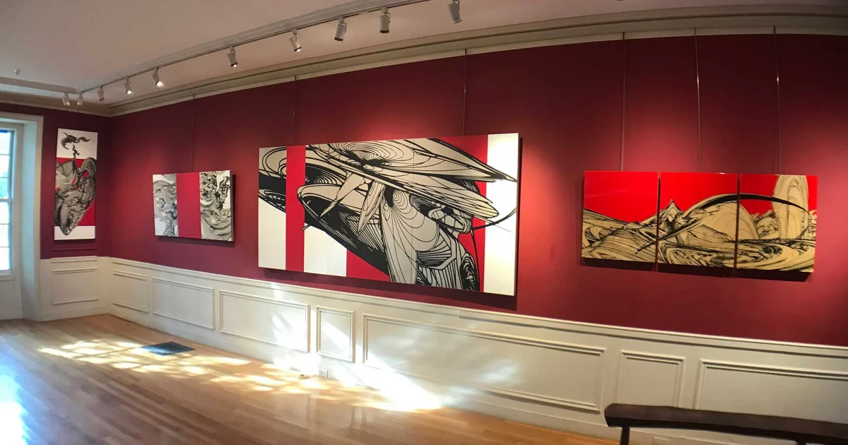 Colin Goldberg: East/West - Solo Exhibition at Southern Vermont Arts Center, Manchester VT 2019